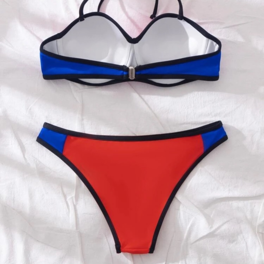 Colorblock Multicolor Bikini - image 2